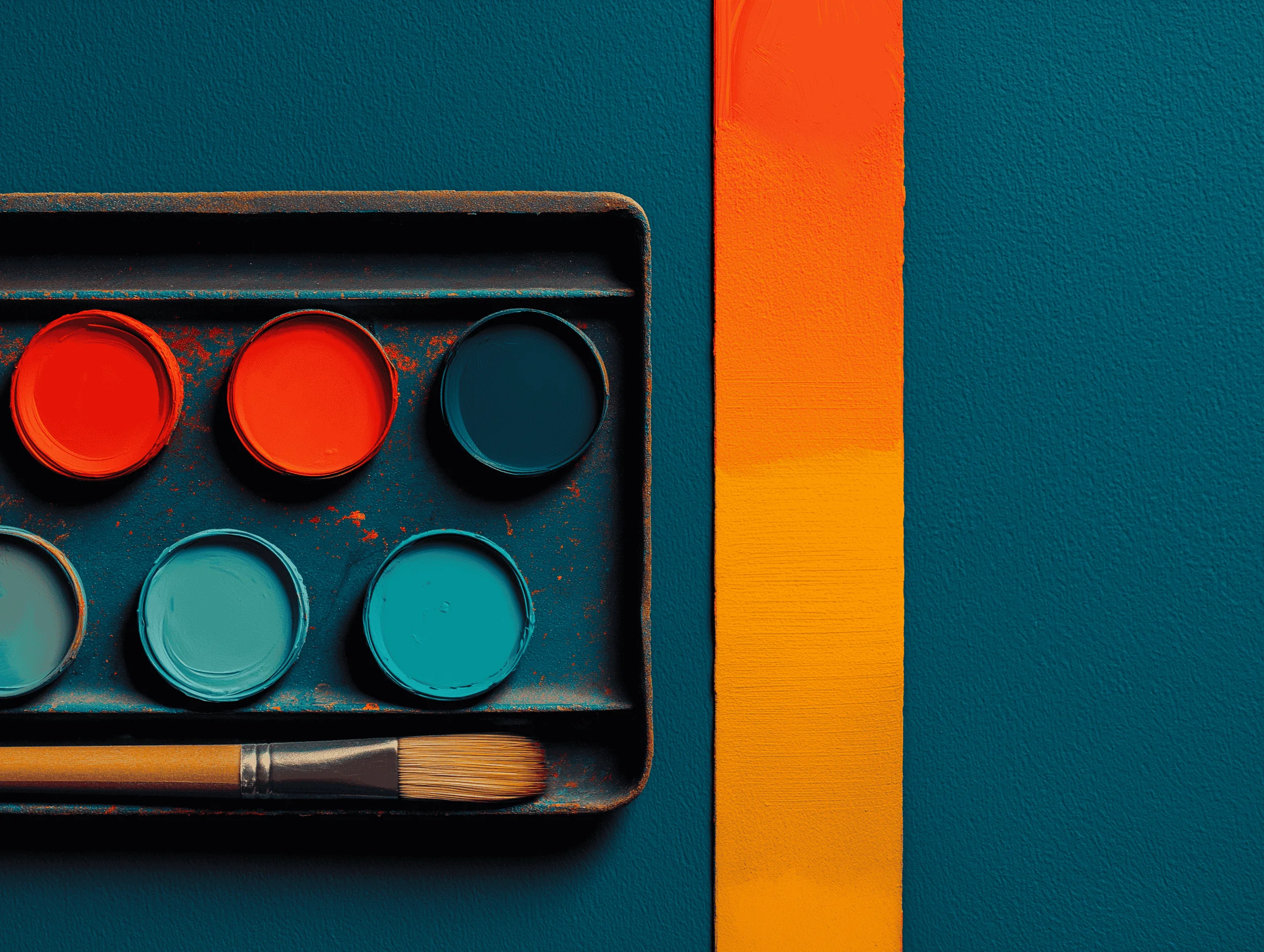 A vibrant red sunset, symbolizing passion and energy.